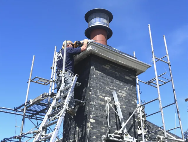 Sturdy chimney crown finished by Hialeah Chimney Sweep in Hialeah, FL