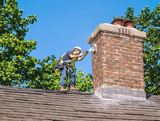 Hialeah Chimney Sweep performing an inspection with advanced tools in Hialeah, FL