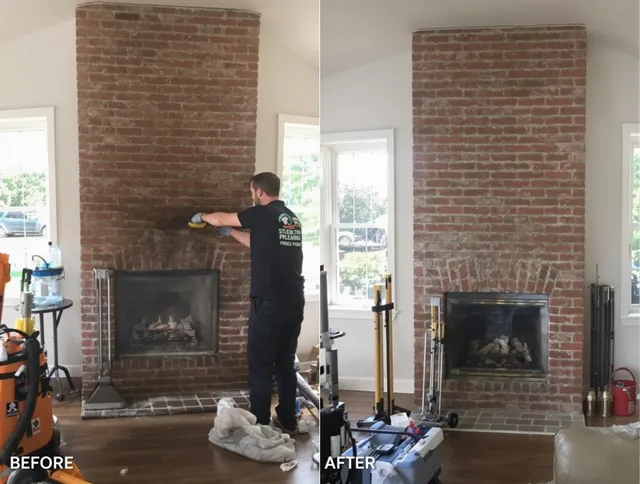 Finished chimney sweeping service by Hialeah Chimney Sweep in Hialeah, FL