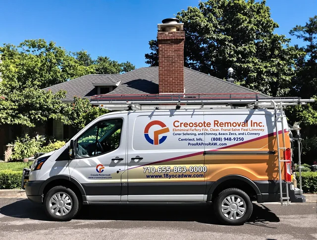Hialeah Chimney Sweep technician removing creosote safely in Hialeah, FL