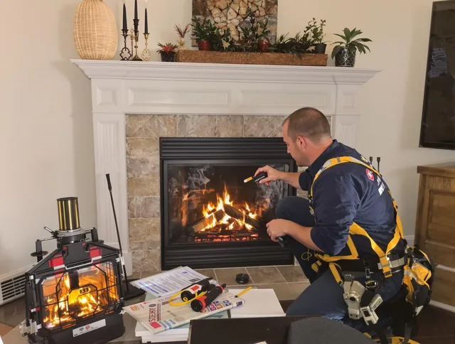 Safety-focused fireplace inspection by Hialeah Chimney Sweep in Hialeah, FL