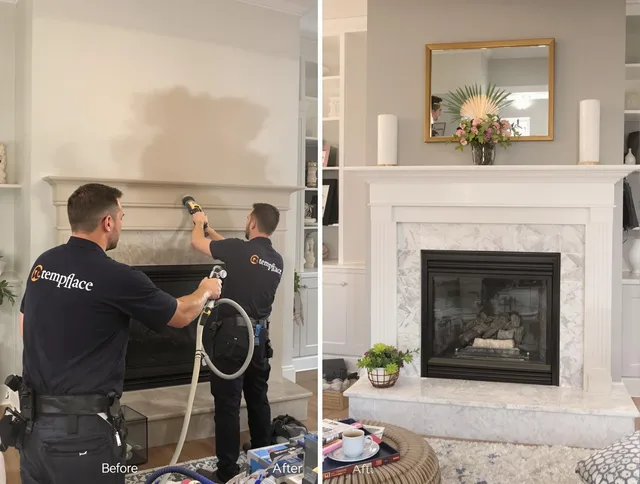Professional soot removal by Hialeah Chimney Sweep team in Hialeah, FL